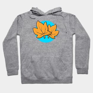 Maple Leaves Autumn Season Cartoon Vector Icon Illustration Hoodie